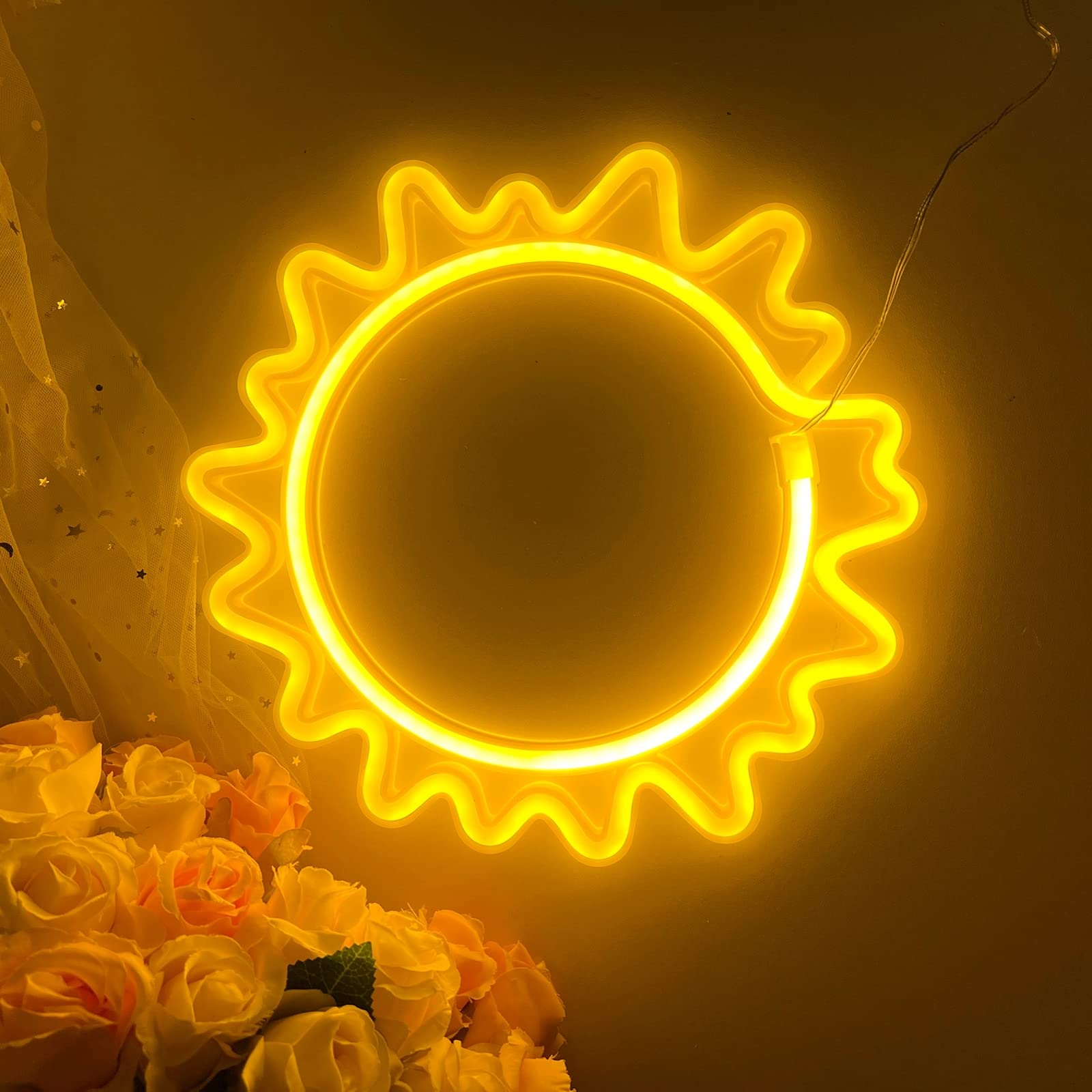 Great Sun Neon Sign For Decor Home & Business