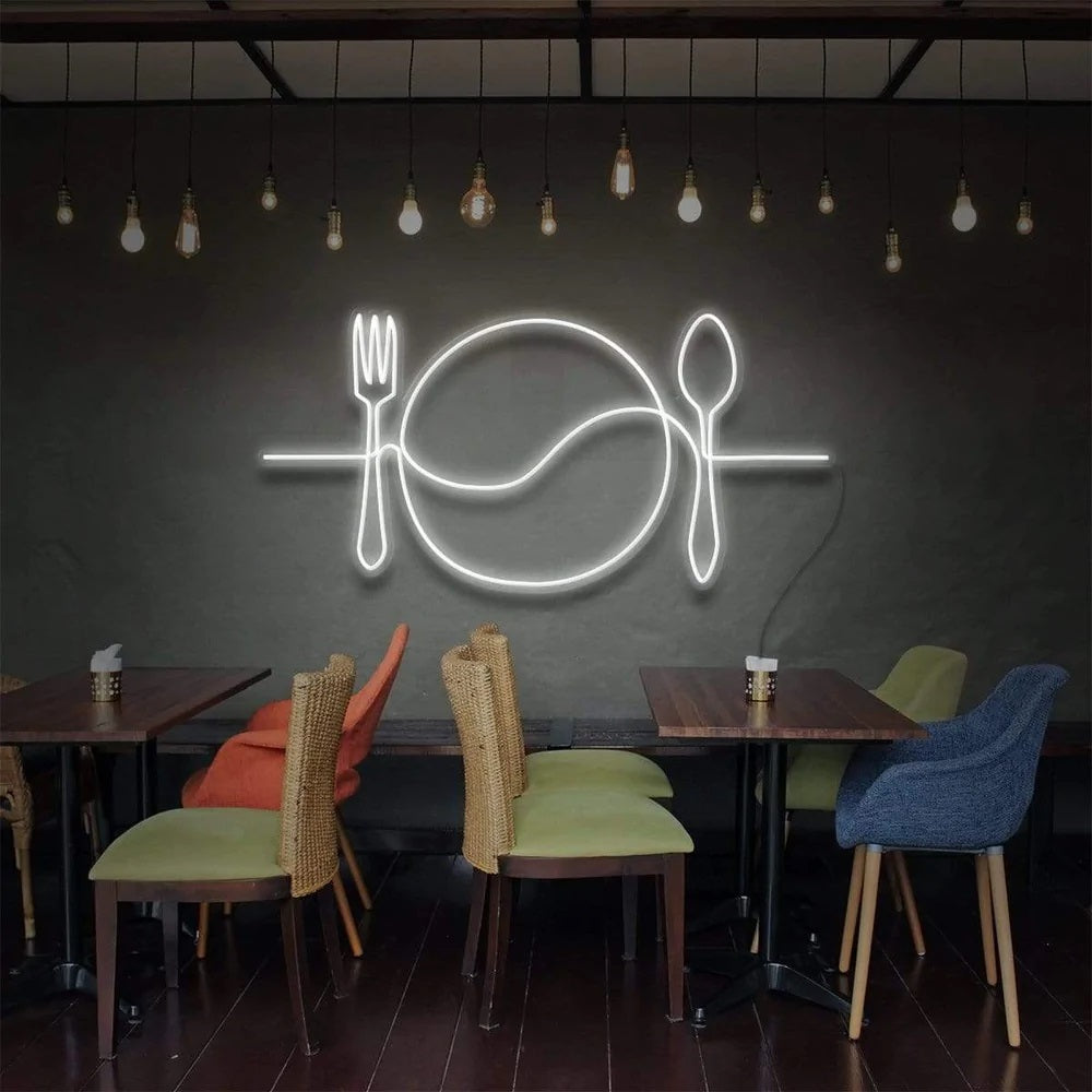 Top 20+ Best Neon Light Sign Kitchen Ideas