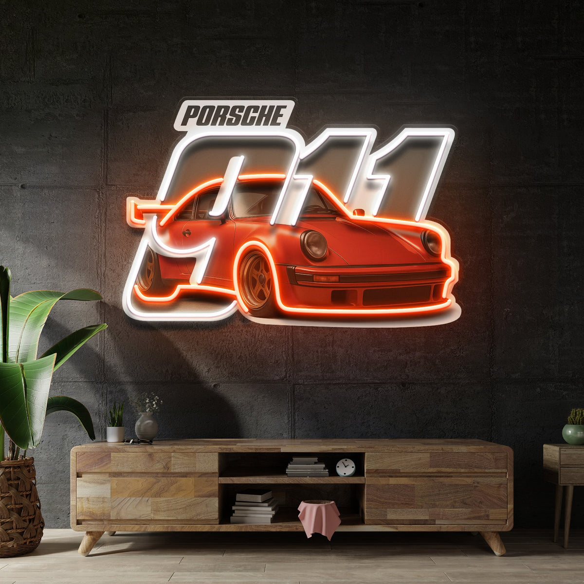 911 Legacy LED Neon Sign Light Pop Art