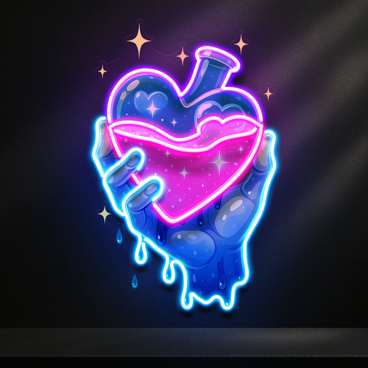 Love Elixir LED Neon Sign Light Pop Art