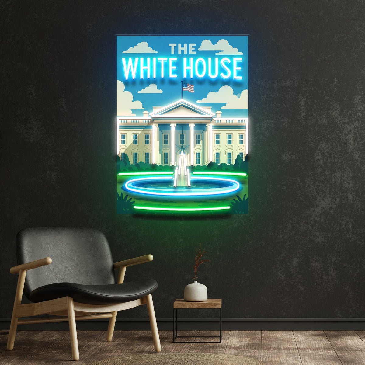 The Bright House LED Neon Sign Light Pop Art