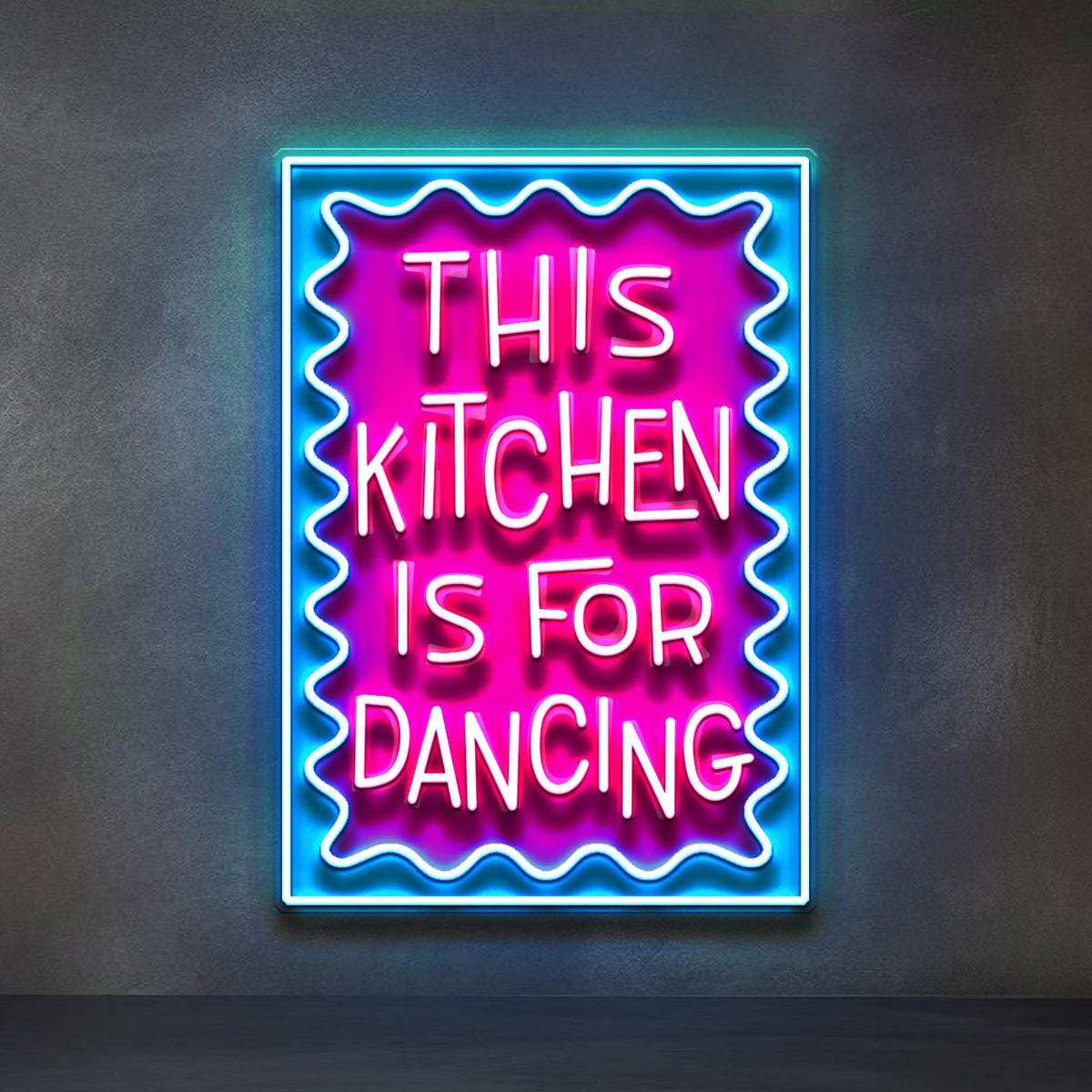 This Kitchen Is For Dancing LED Neon Sign Light Pop Art