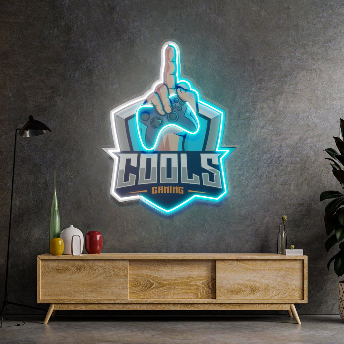 Cools Gaming LED Neon Sign Light Pop Art