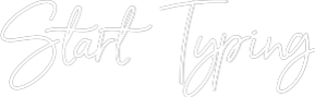 Custom Neon: Start Typing