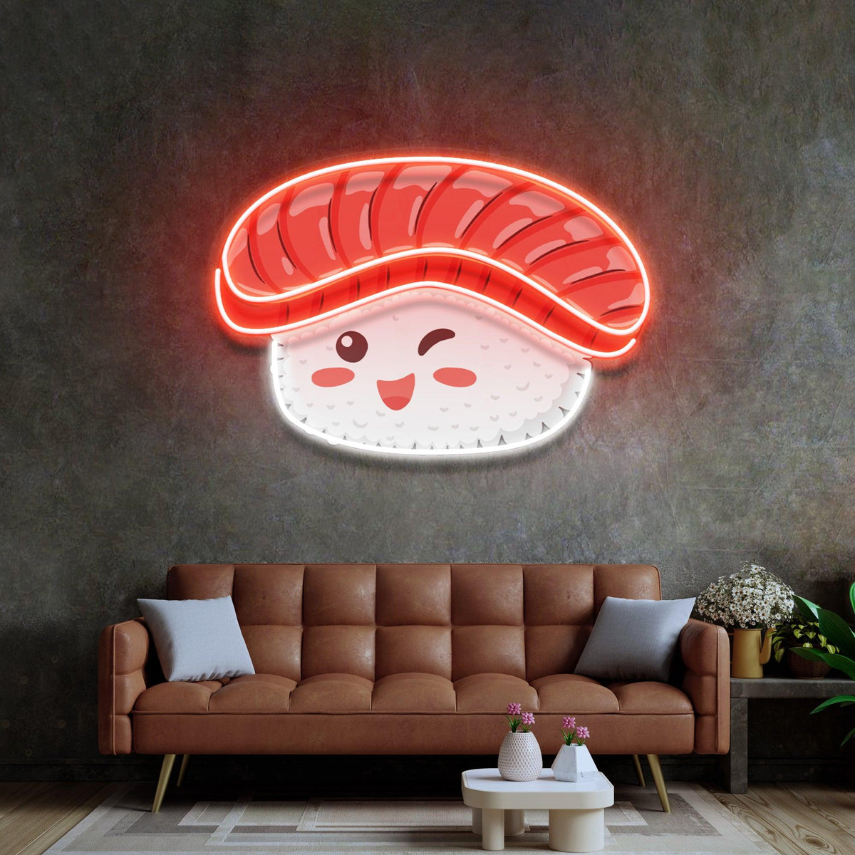 Beef Sushi Led Neon Acrylic Artwork