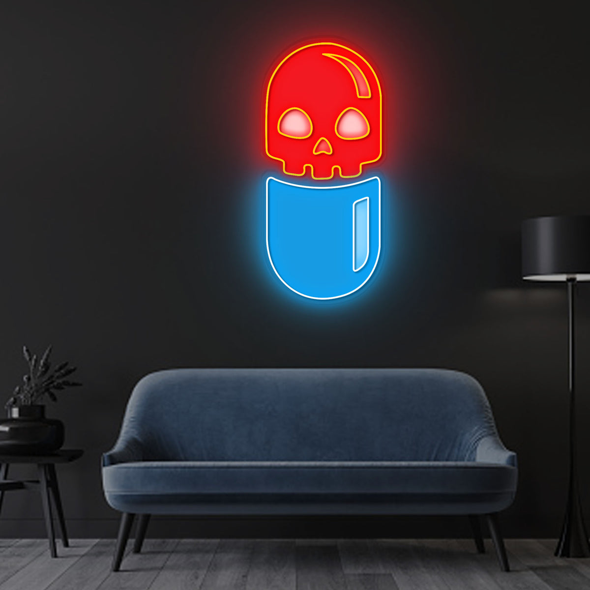 "Chill Pill" Neon x Acrylic Artwork
