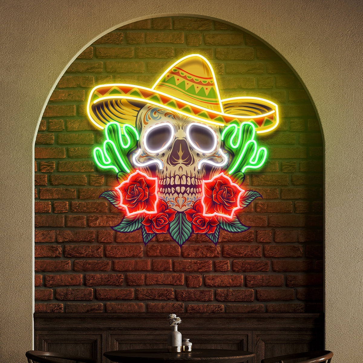 Custom Name Mexican Food Restaurants Decor Artwork