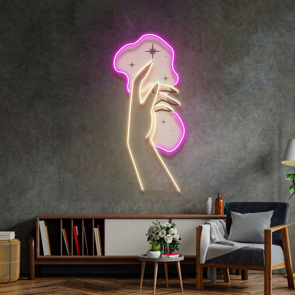 Fancy New Nails LED Neon Sign Light Pop Art