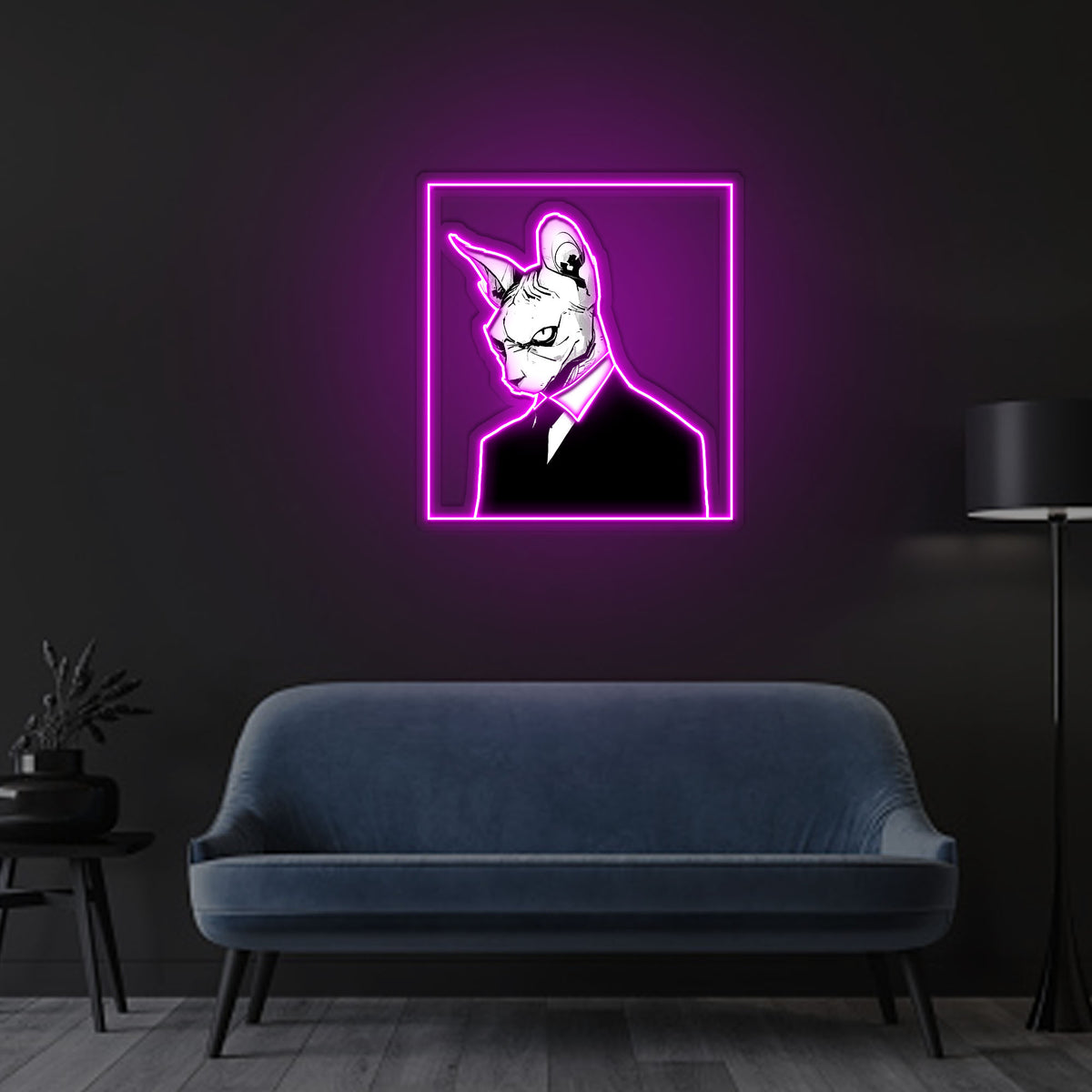 Mr Sphyn Neon x Acrylic Artwork