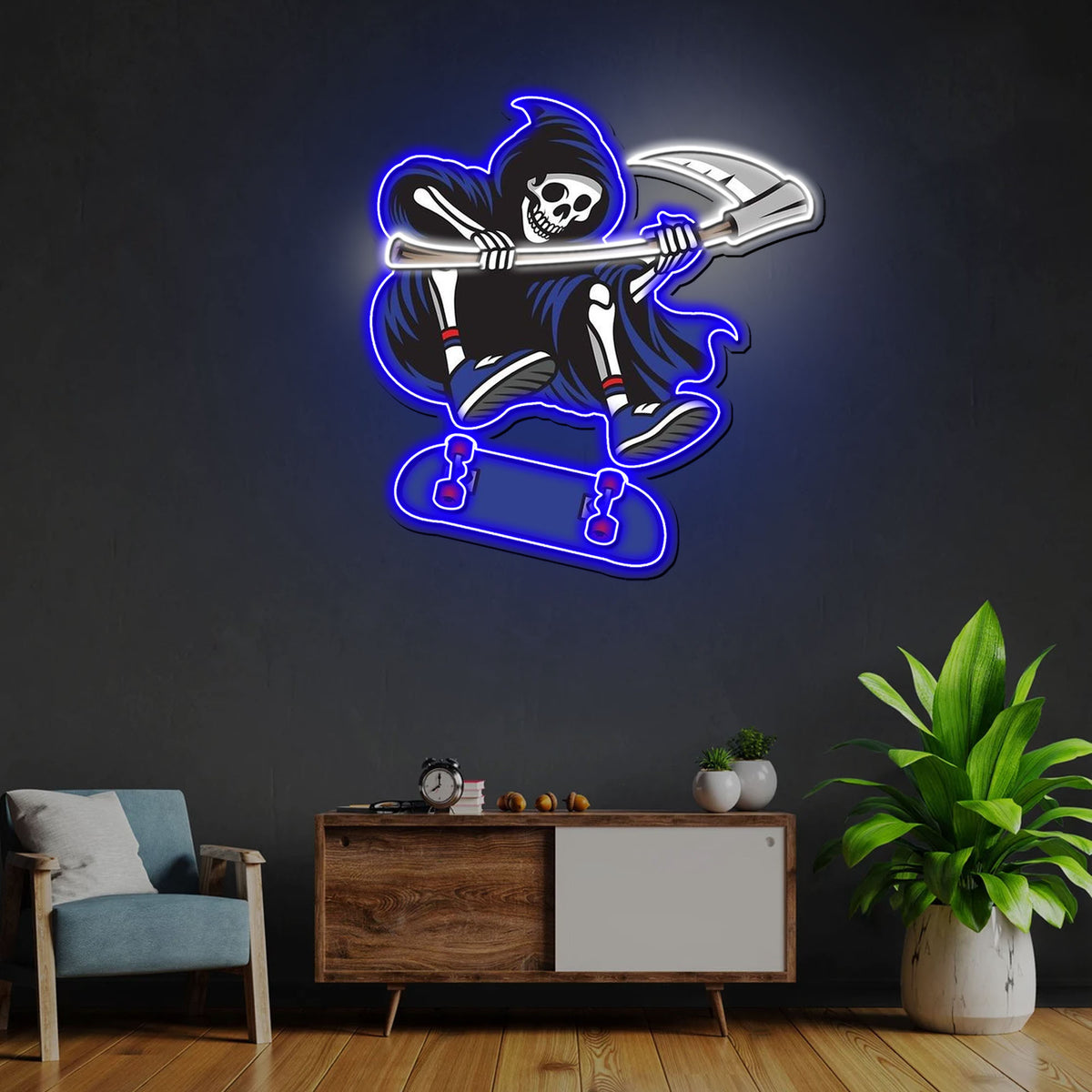 Reapers Neon Sign x Acrylic Artwork