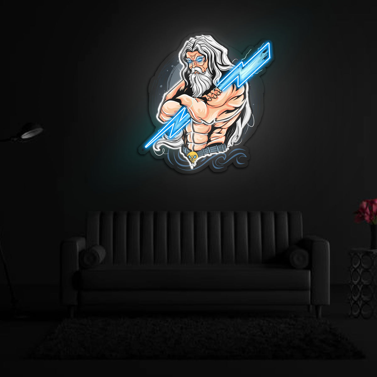 The Power Of Thunder Neon Sign x Acrylic Artwork