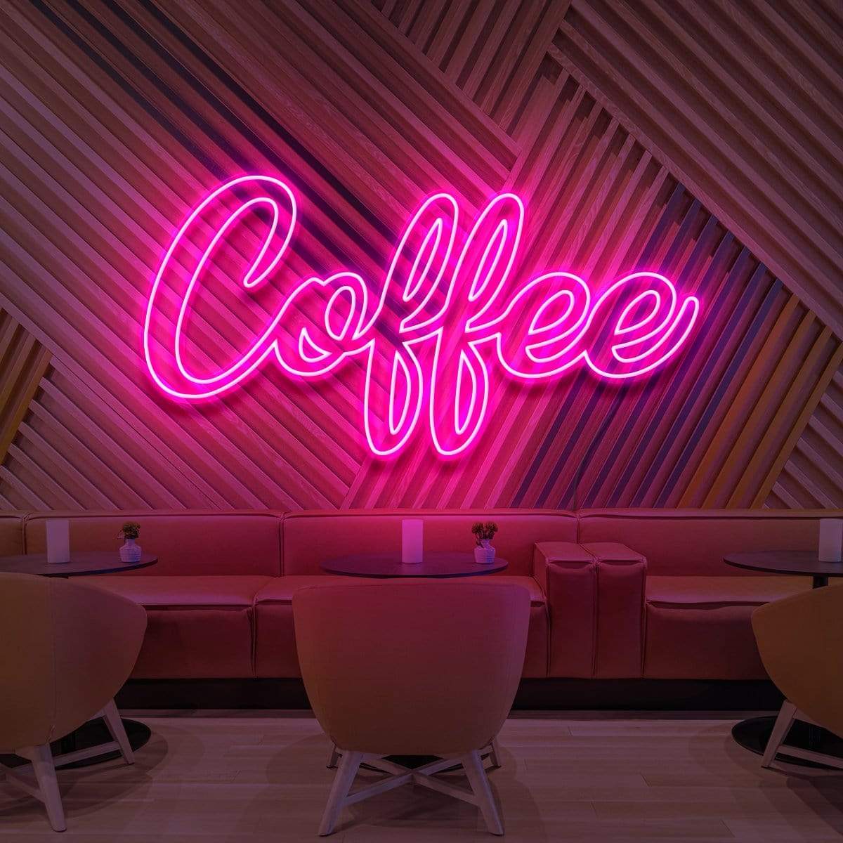 thumbnail image 2 of Yallove Coffee Neon Sign Dimmable Led Cafe Wall Decor Remote 2 of 11