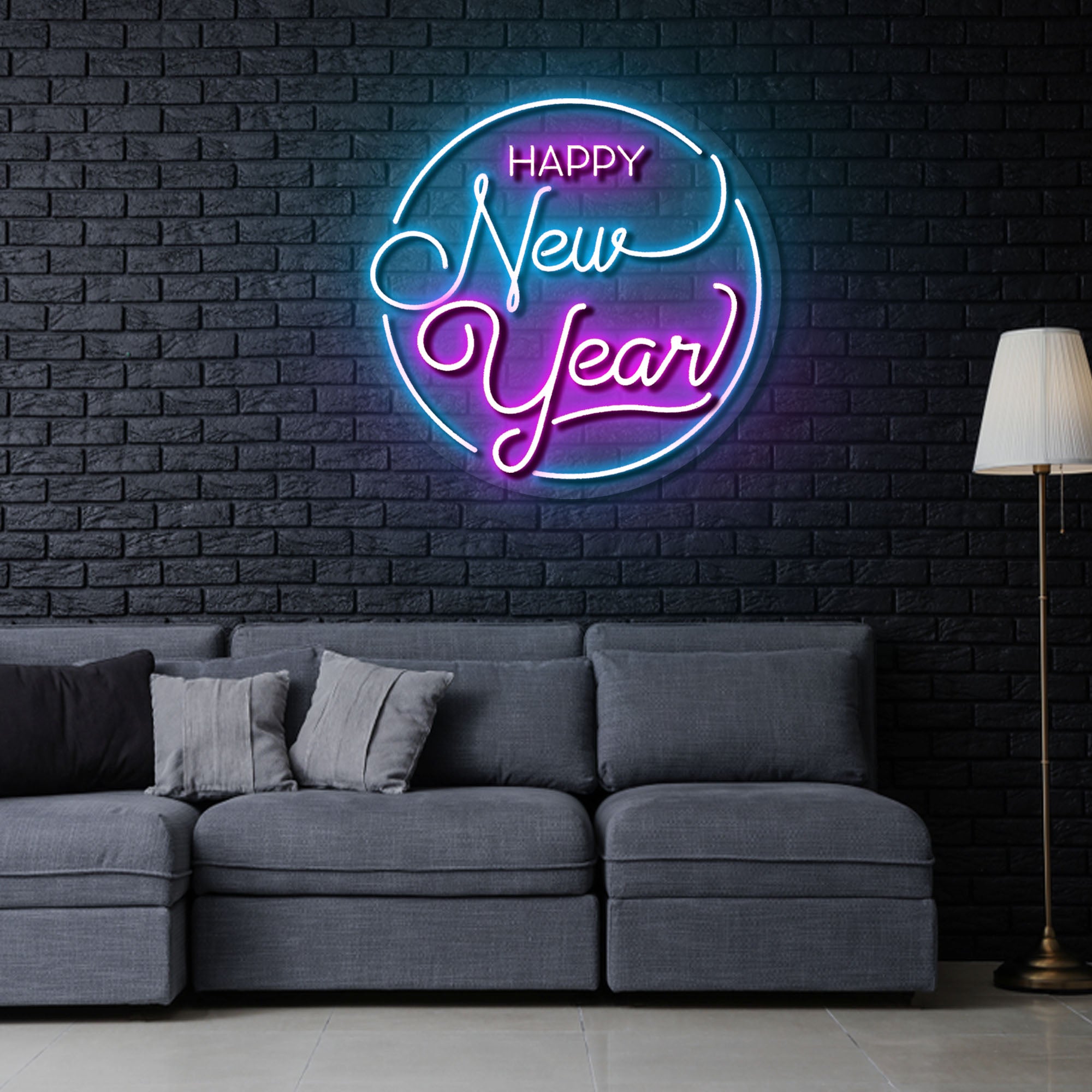 Brighten Up With Happy New Year Neon Sign Led