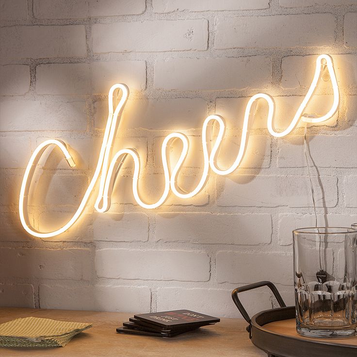 Cheers Neon Sign | Bright Space With Vibrant Colors