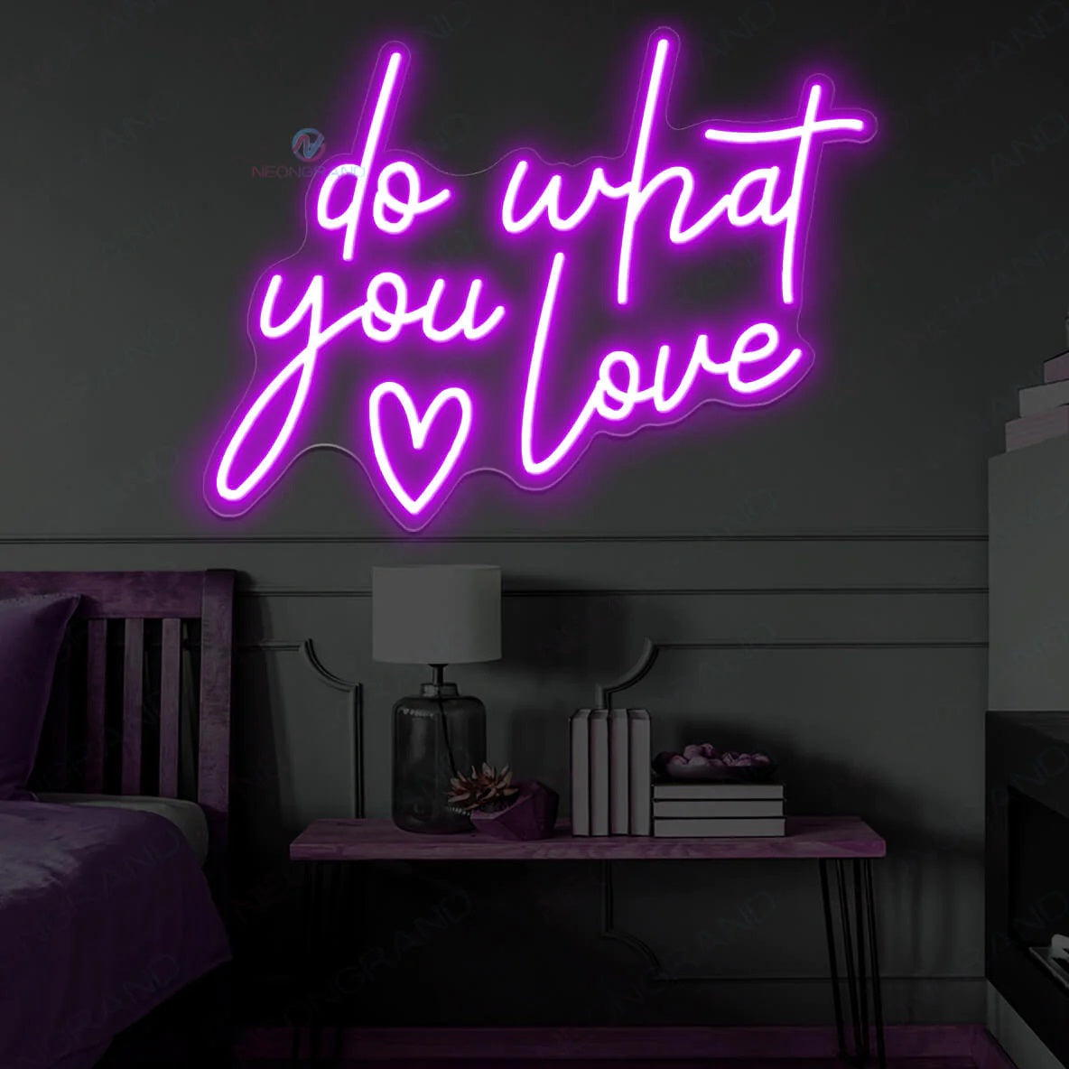 Do What You Love Neon Sign For Wall Art Decor
