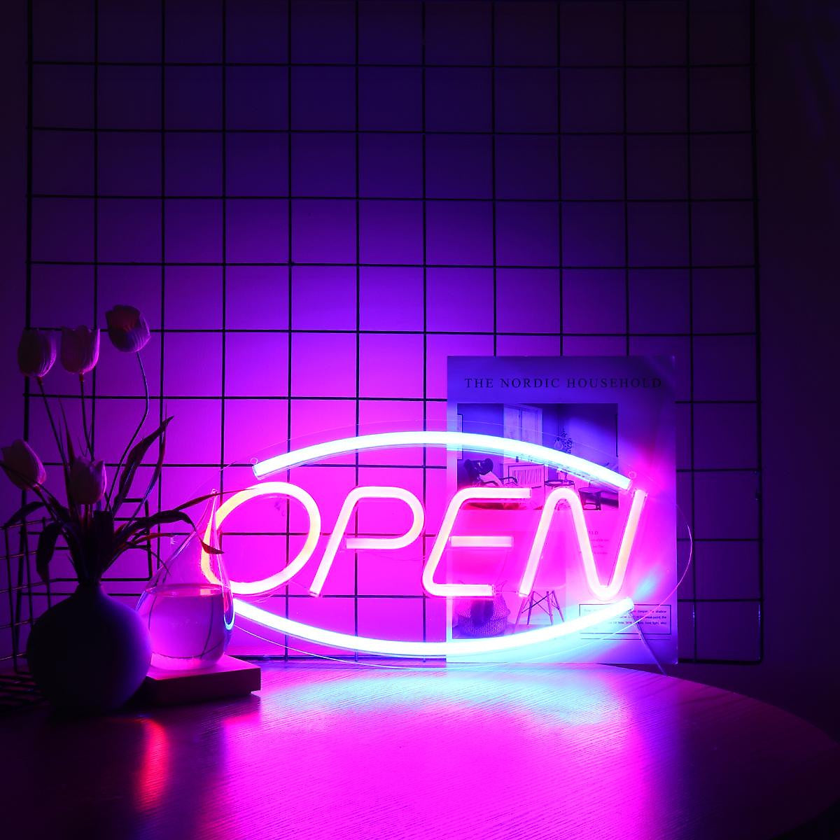 101+ Best Open Neon Sign For Business Store Decor