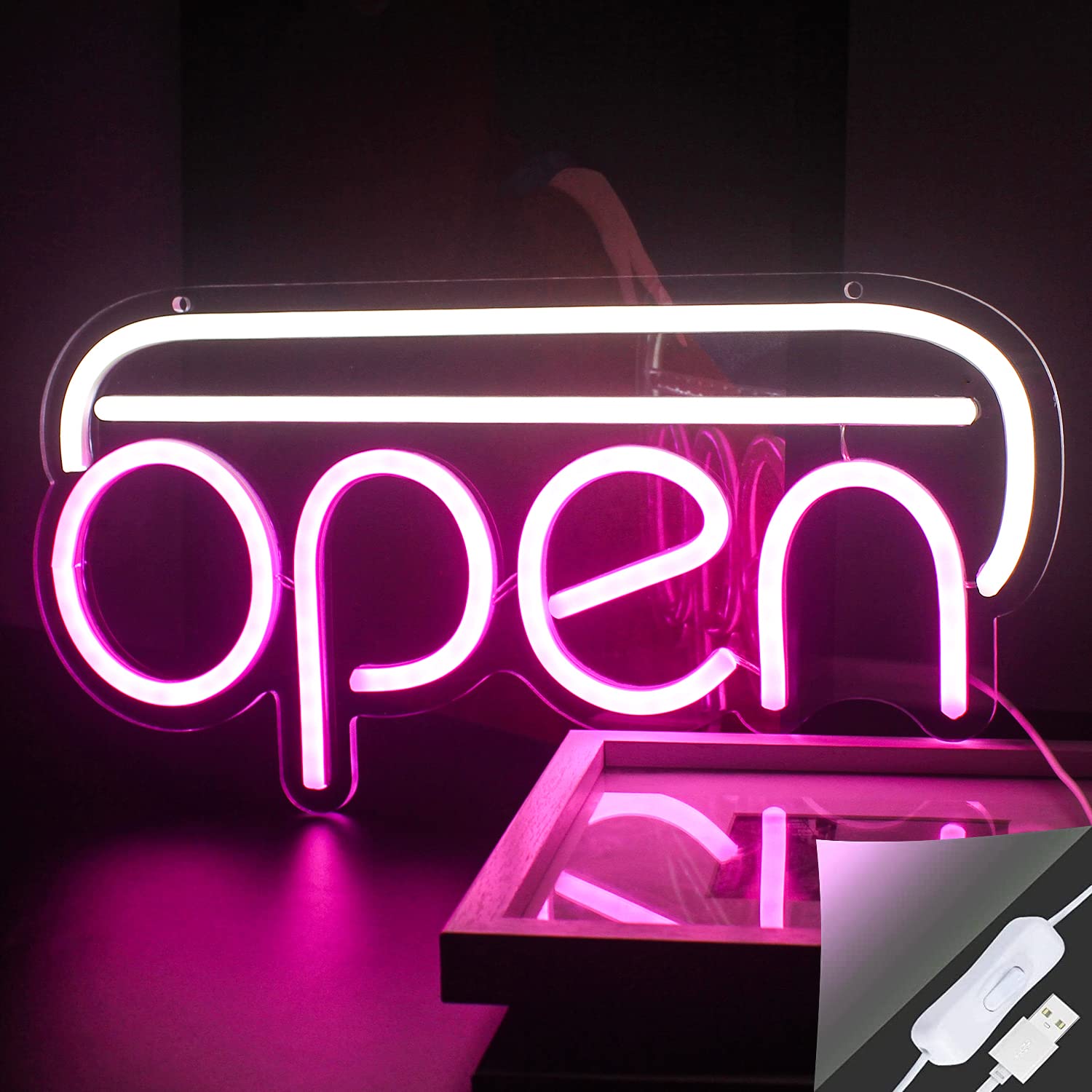 Neon Battery Sign Battery Operated Neon Signs For Business Store