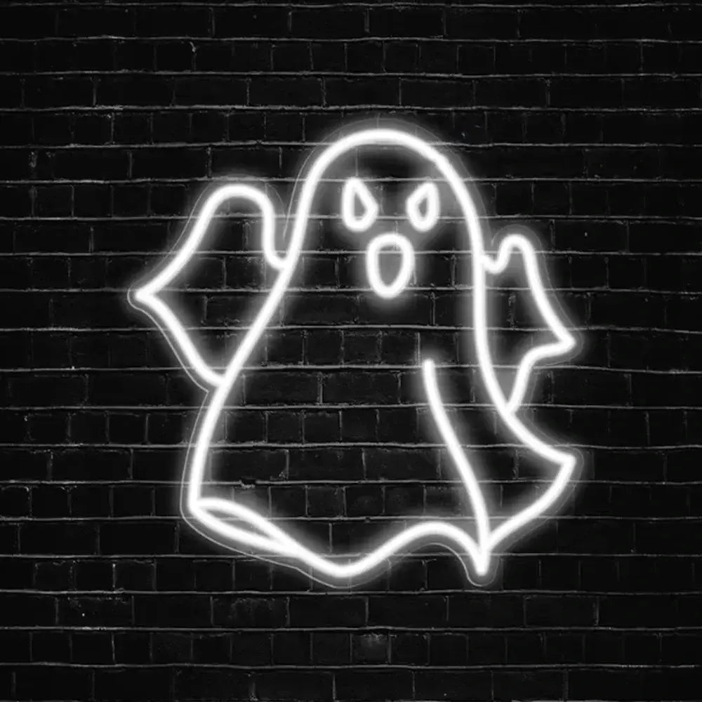 15+ Best Ghost Neon Sign Ideas for Halloween