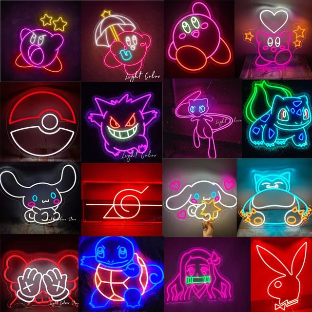 Pokemon Neon Sign | Legendary Anime Characters To Decor