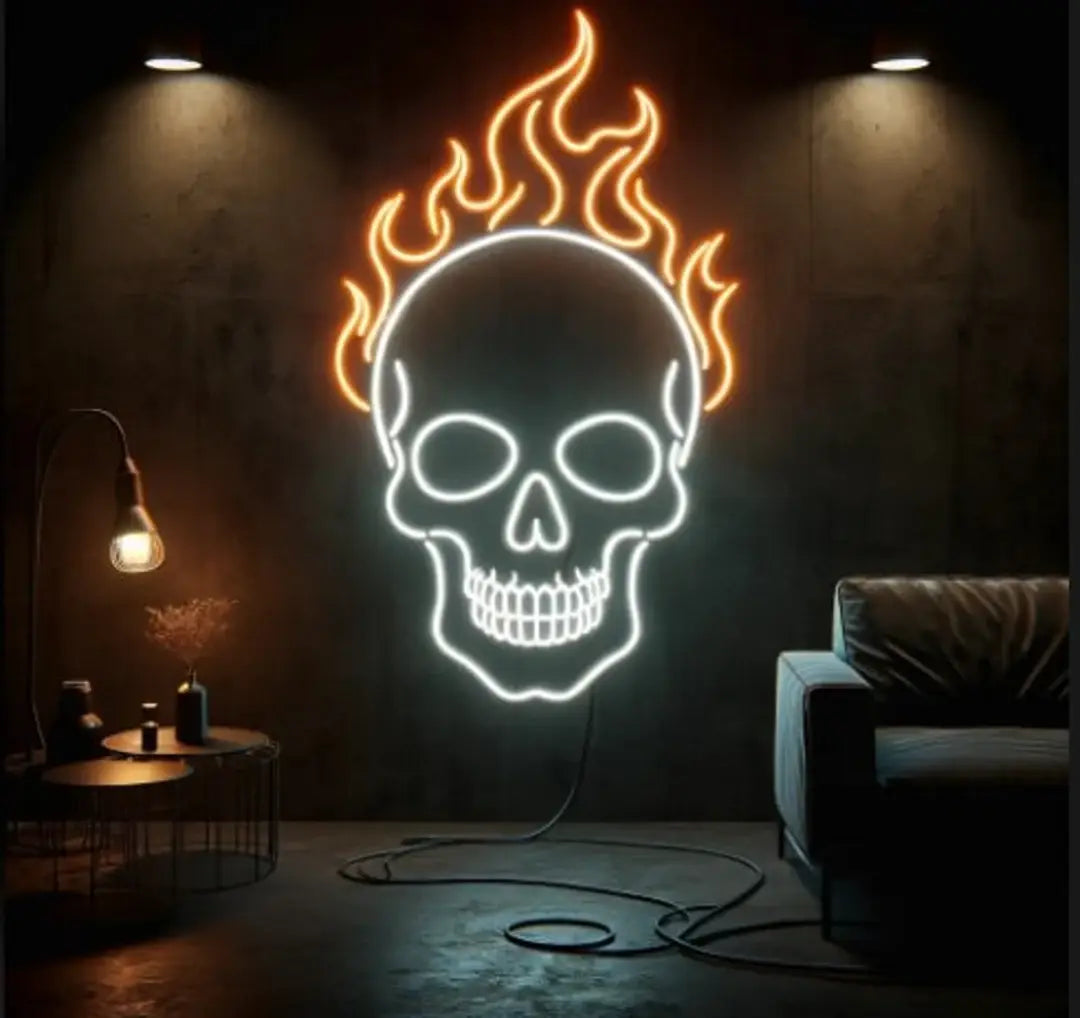 11+ Best Skull Neon Sign Ideas in 2025 for Halloween