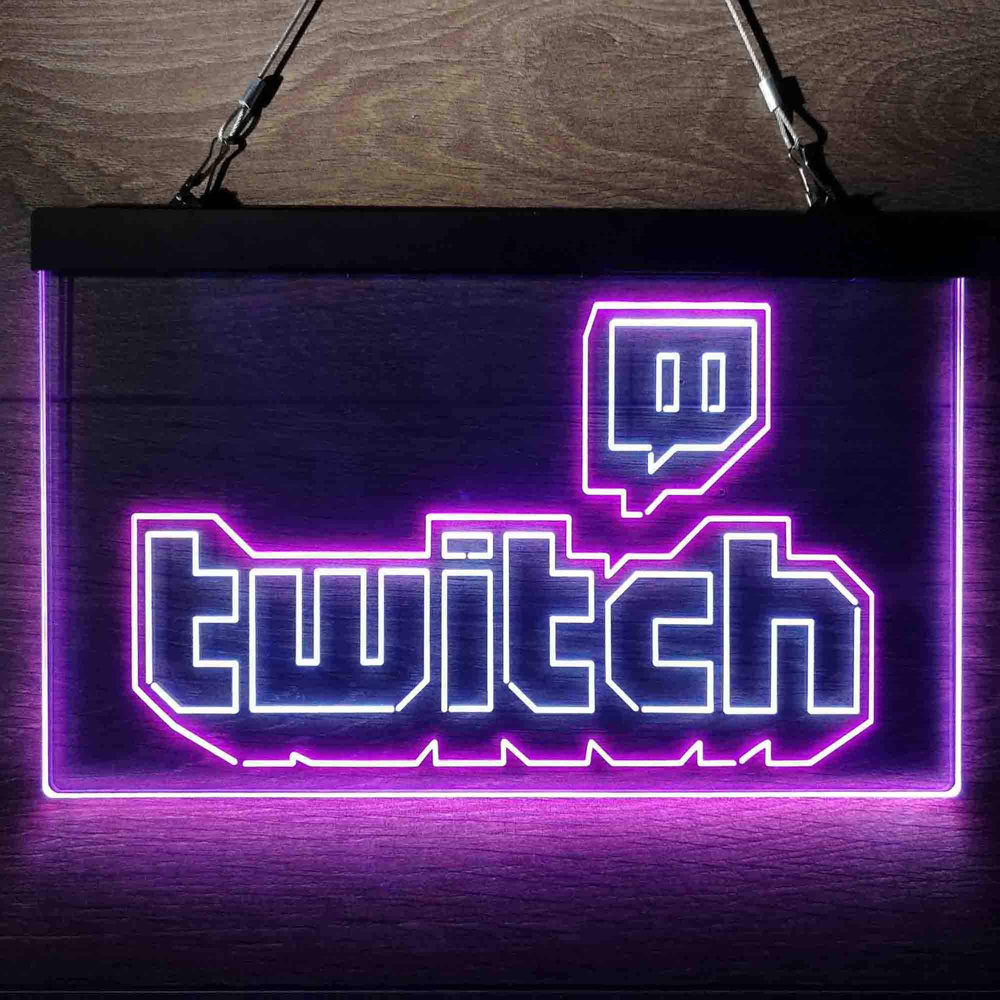 twitch neon sign cover