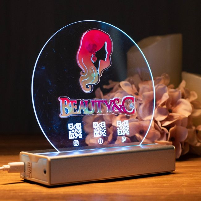 Custom 3D LED Logo Night Light SGTN033