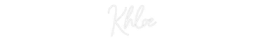 Custom Neon: Khloe