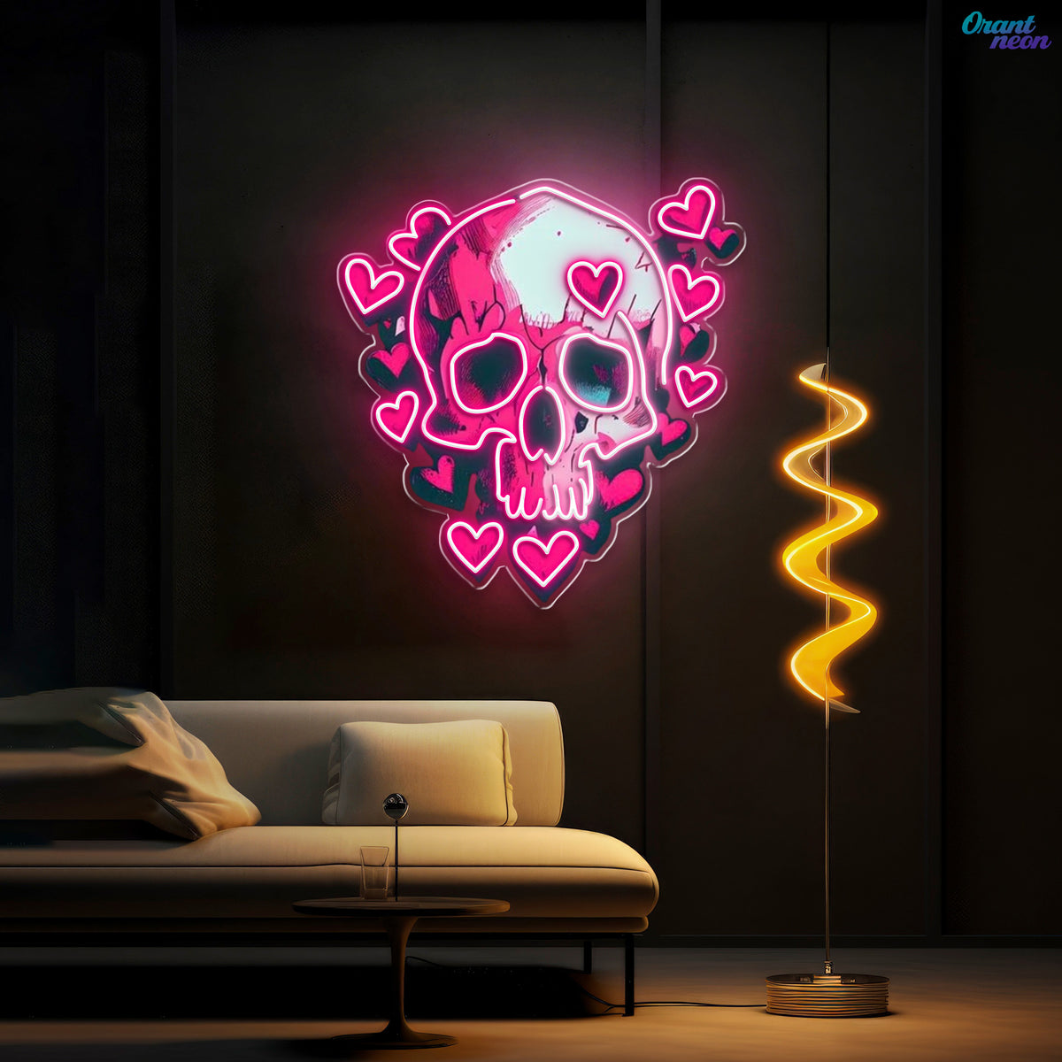 "Love That Never Dies" Best Gift For Valentine Neon Sight Light Artwork