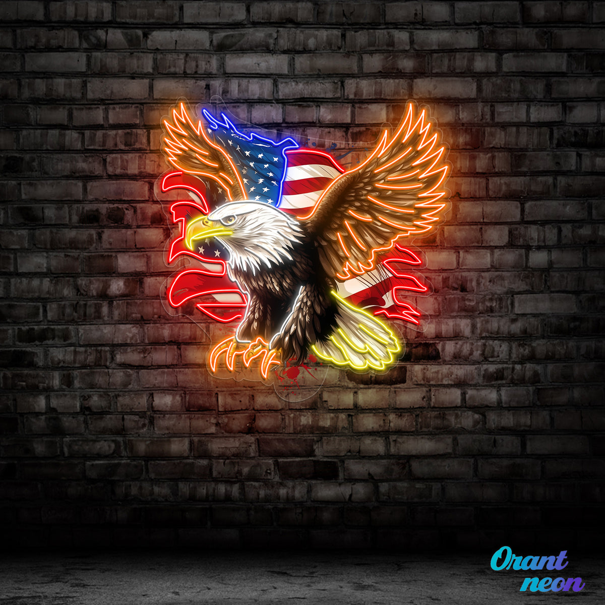 Patriotic Eagle - US Flag