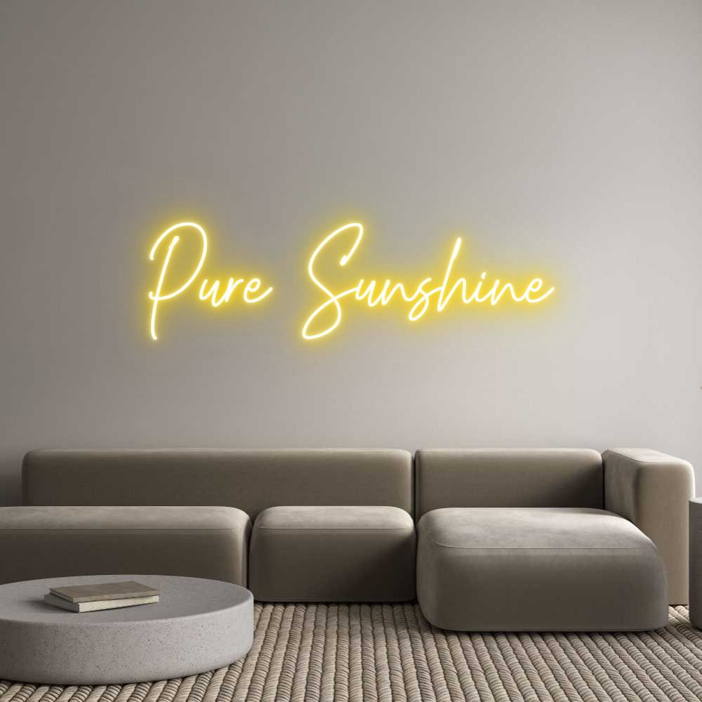 Custom Neon: Pure Sunshine