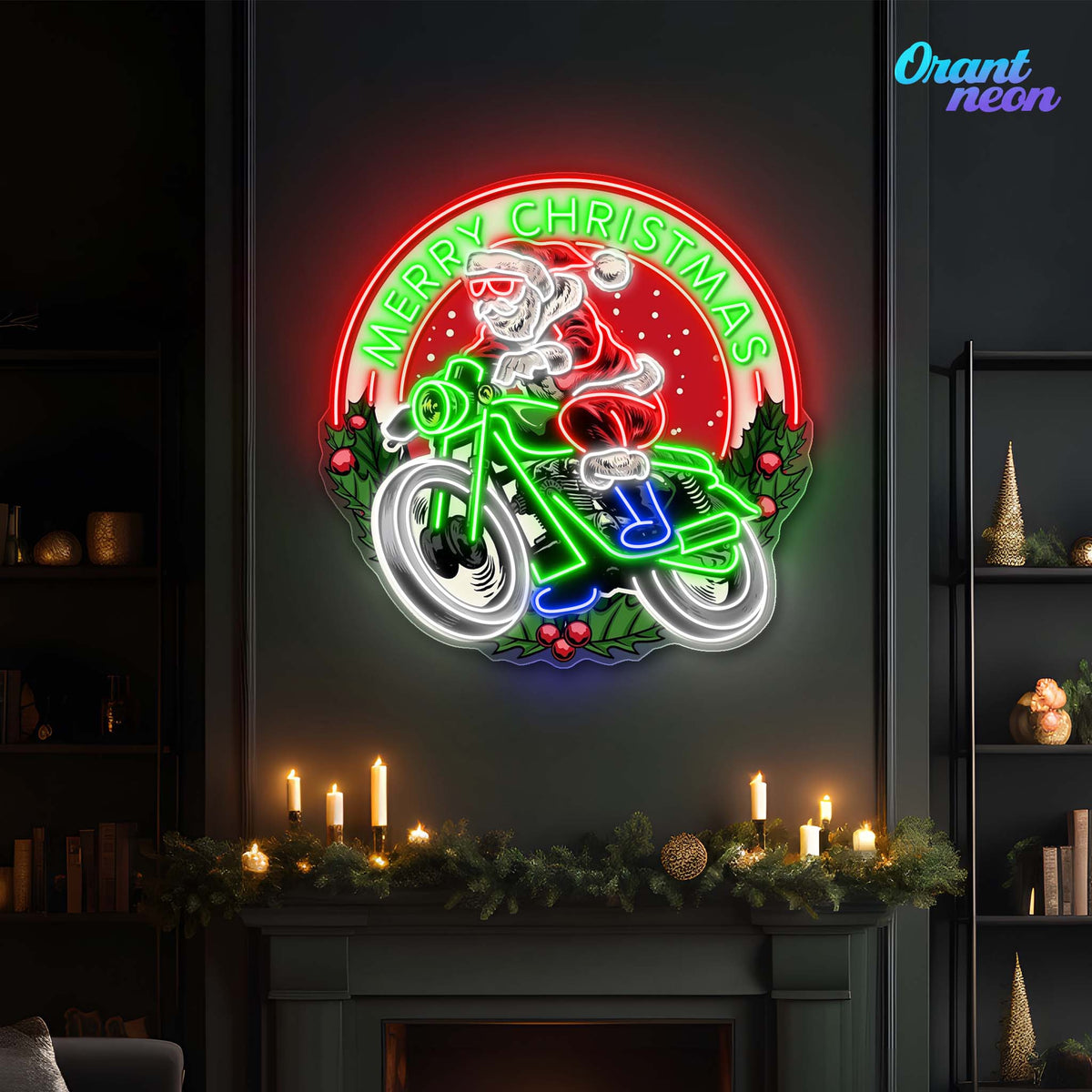 Christmas Cruiser Neon Sign Light Artwork