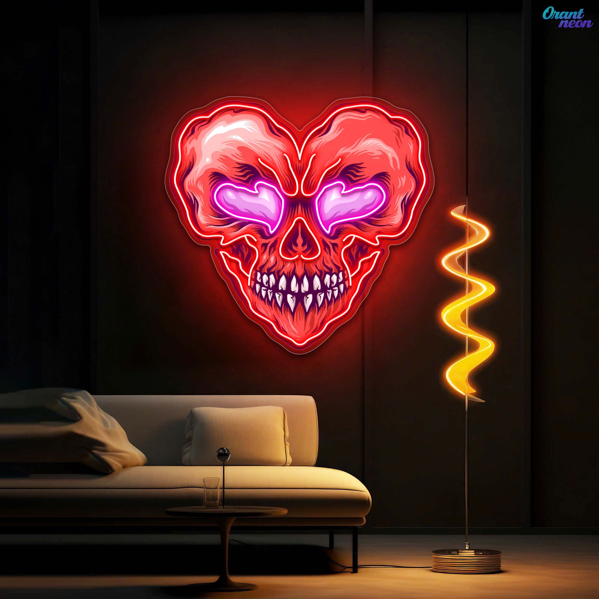 Through Your Eyes, I See Love Best Gift For Valentine Neon Sight Light Artwork