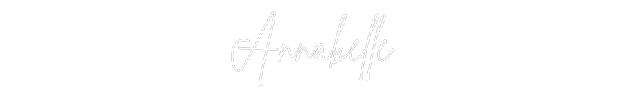 Custom Neon: Annabelle