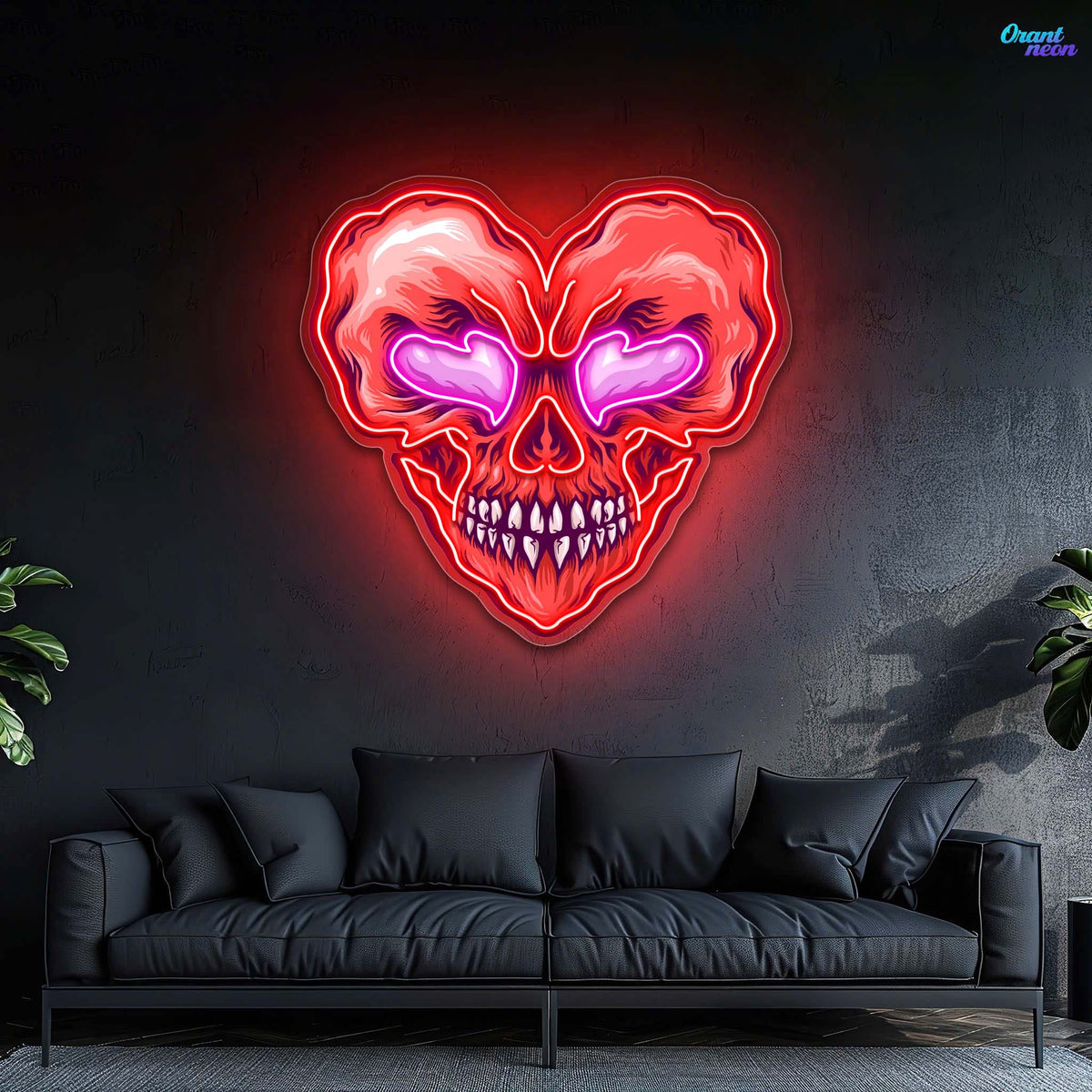 Through Your Eyes, I See Love Best Gift For Valentine Neon Sight Light Artwork