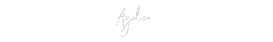 Custom Neon: Ayden