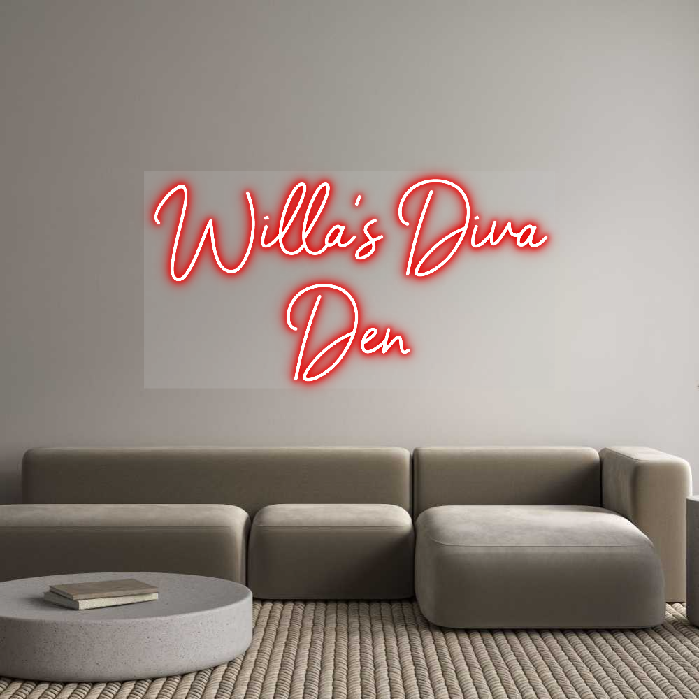 Custom Neon: Willa's Diva
...