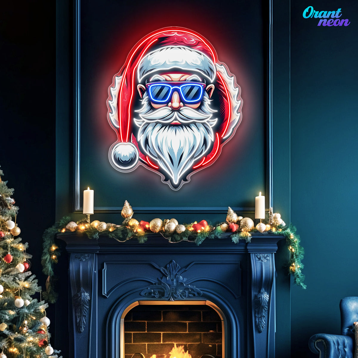 Santa Got Style Neon Sign Light Artwork