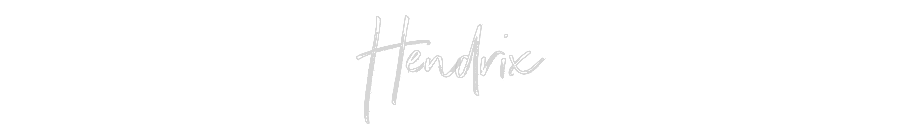 Custom Neon: Hendrix