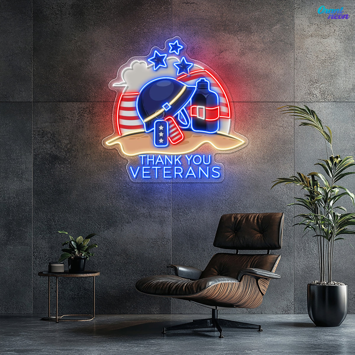 Honoring Heroes with a Toast Neon Sign Light Artwork