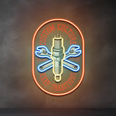 Custom Racing Engine LED Neon Sign Light Pop Art