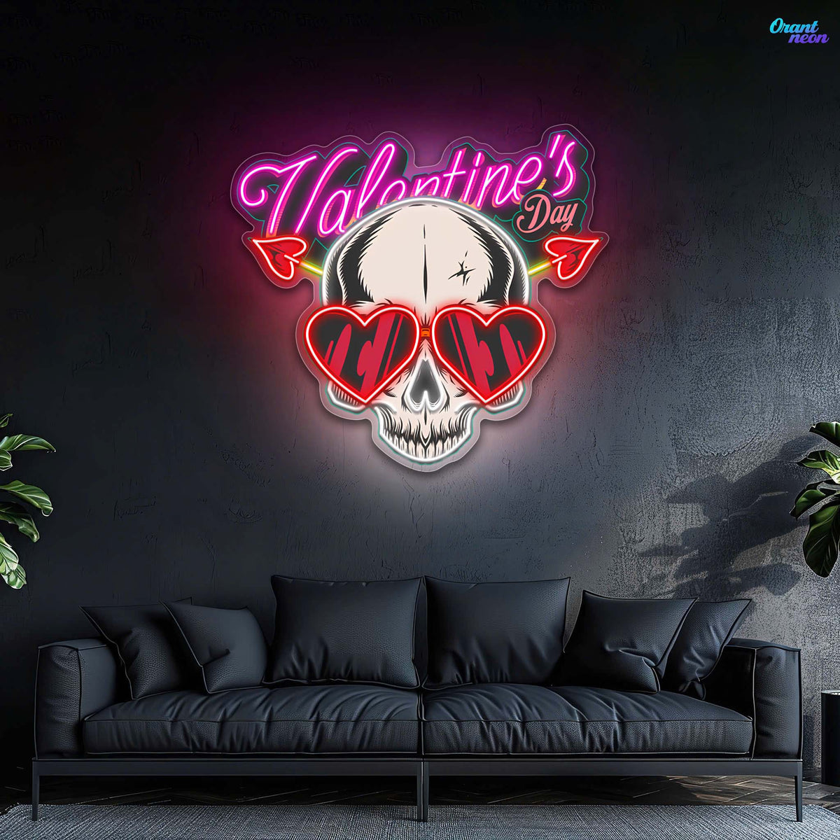 Romance with a Bite Best Gift For Valentine Neon Sight Light Artwork