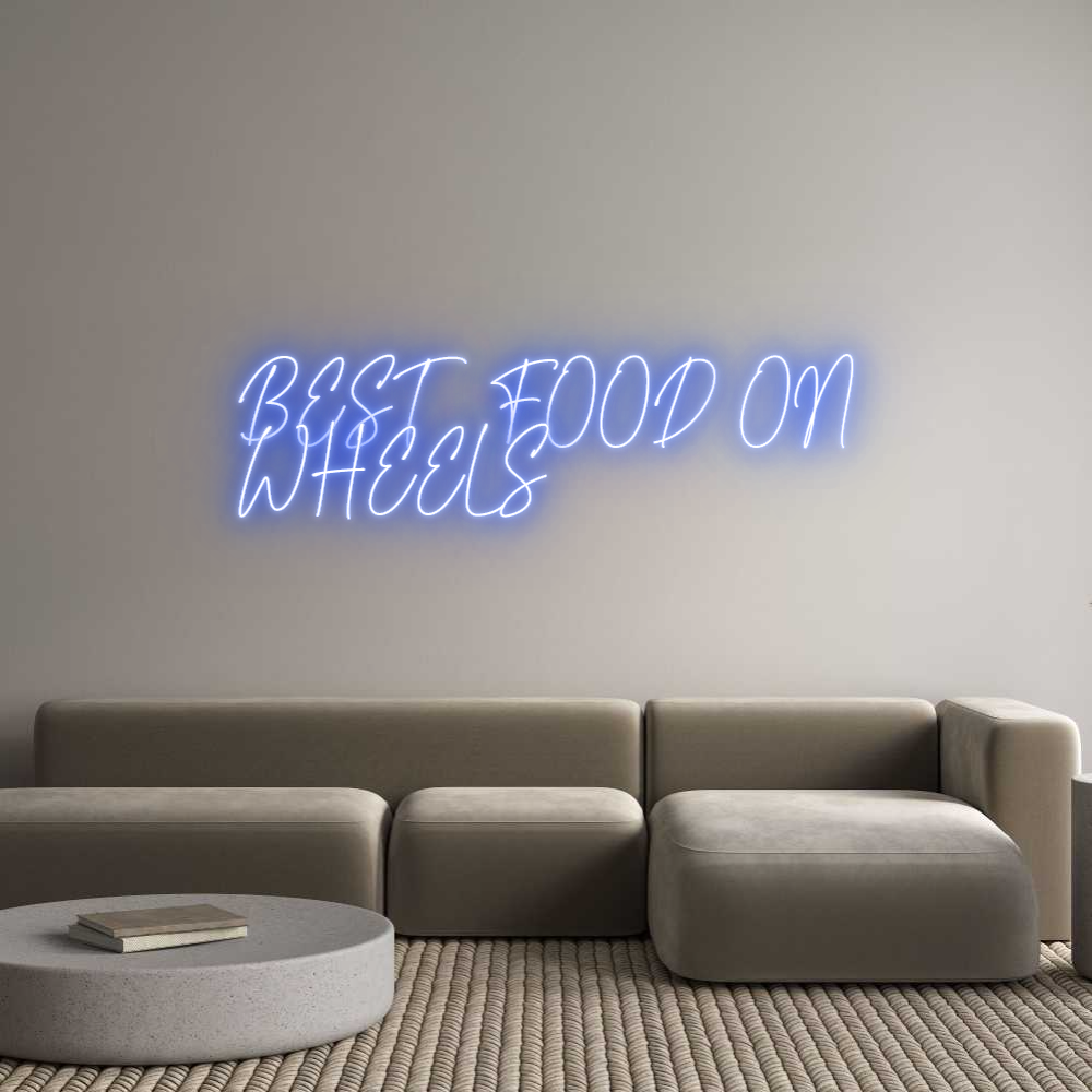 Custom Neon: BEST FOOD ON
...