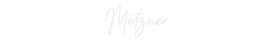 Custom Neon: Metzner