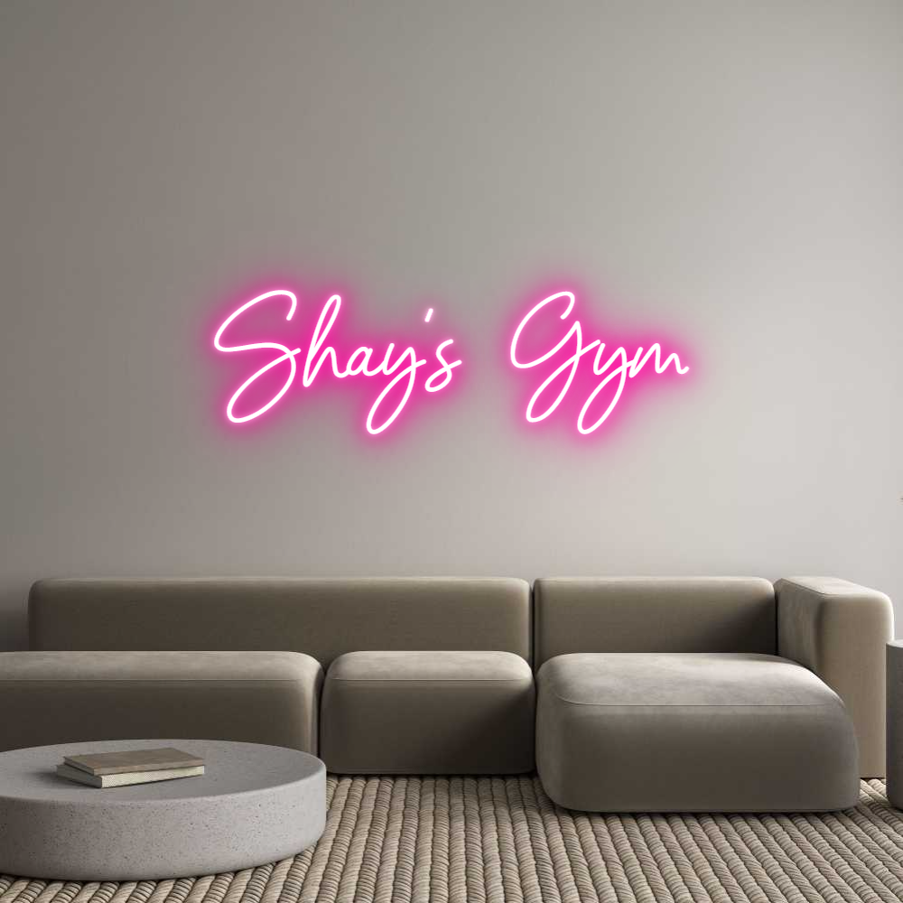 Custom Neon: Shay's Gym