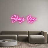 Custom Neon: Shay's Gym