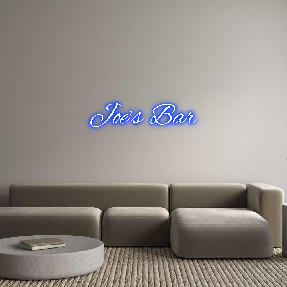 Custom Neon: Joe’s Bar