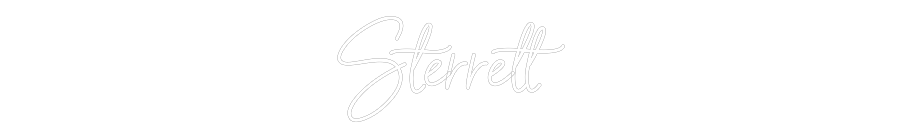 Custom Neon: Sterrett