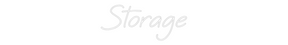 Custom Neon: Storage