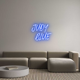 Custom Neon: JUDY
   BLUE