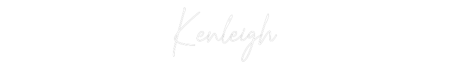 Custom Neon: Kenleigh